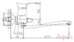 Haiba HB2201 Смеситель для ванны 12