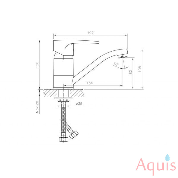 Haiba HB4565-2 Смеситель для умывальника 3