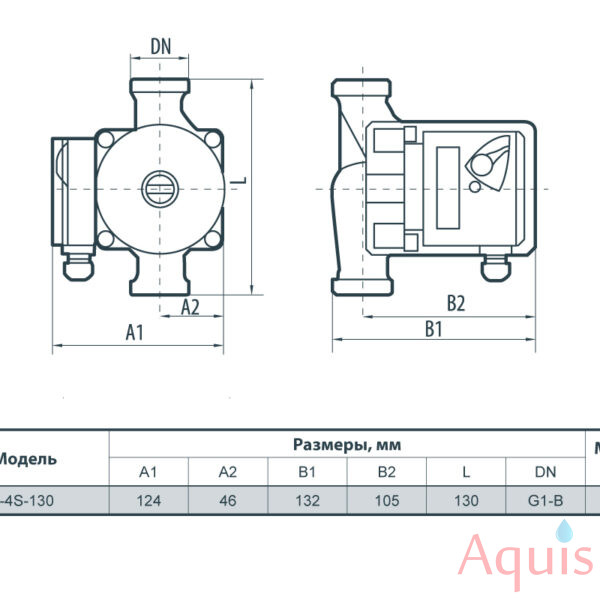 Alpha (Насосы+) BPS 20-4S-130 Циркуляционный насос 3
