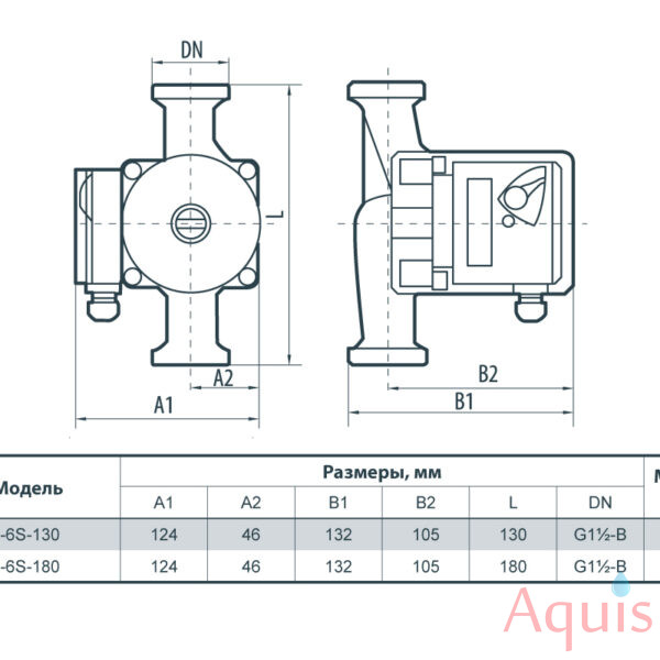 Alpha (Насосы+) BPS 25-6S-130 Циркуляционный насос 3