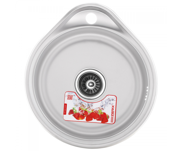 Zerix Z4843-08-180E (Satin) Мойка из нержавеющей стали 8