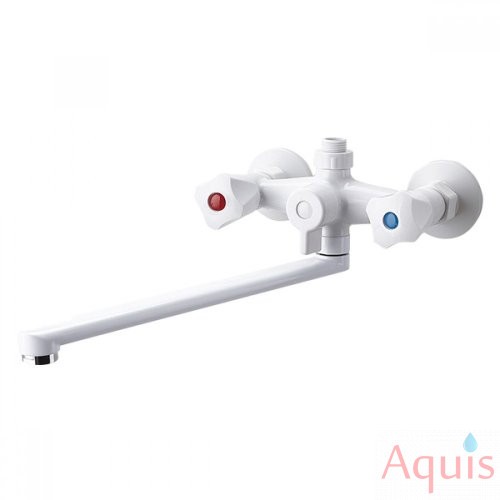 Plamix OMEGA 140 WHITE (без шланга и лейки) Смеситель для ванны