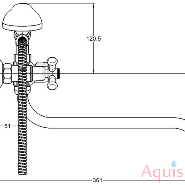G-Lauf QMT7-A722 Смеситель для ванны 3