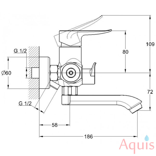 G-Lauf GOB3-A134 Смеситель для ванны 3