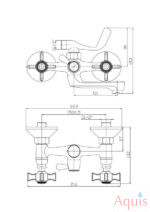 Haiba HB3024 Смеситель для ванны 4