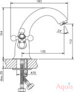 Haiba HB1019 Смеситель для умывальника 4