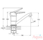 Solone 4F-B045 Смеситель для умывальника 11