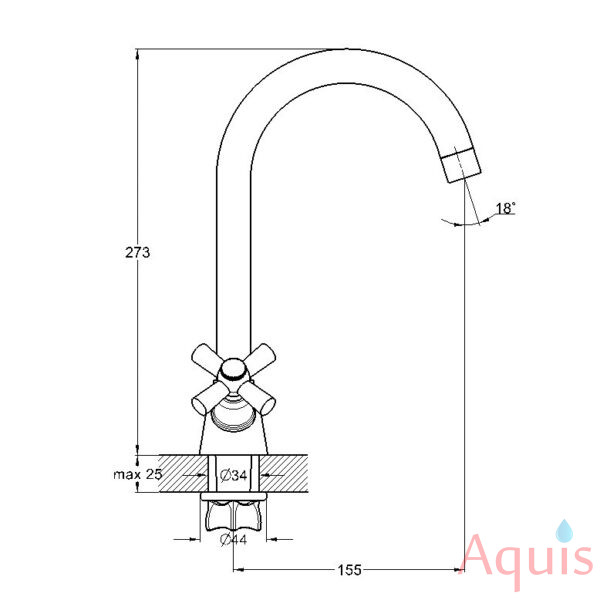 Solone KOA4-C722 Смеситель для кухни 3