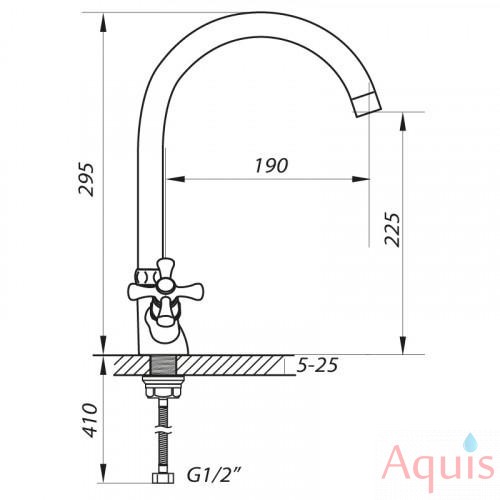 Zerix TLA 722 RUBBER Смеситель для кухни 3