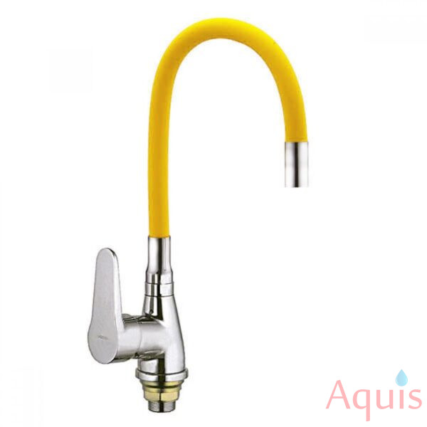 Zerix SOP7 045 REFLECTOR YELLOW Смеситель для кухни (ХРОМ/ЖЕЛТЫЙ)