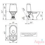 Cersanit STAR 031 3/6 DPL EO Компакт (нижний подвод, сиденье, косой выпуск) 19