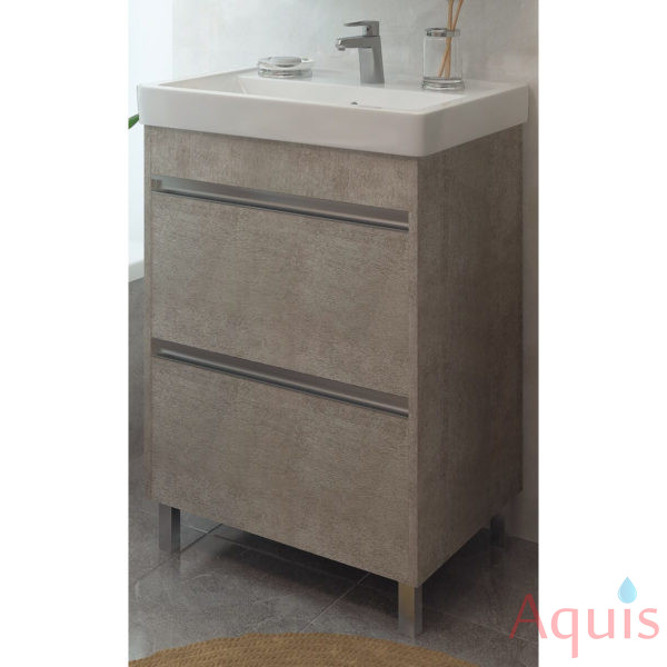 Eva Gold WHITE STONE 60 Тумба с умывальником (Cersanit GRAND 60)