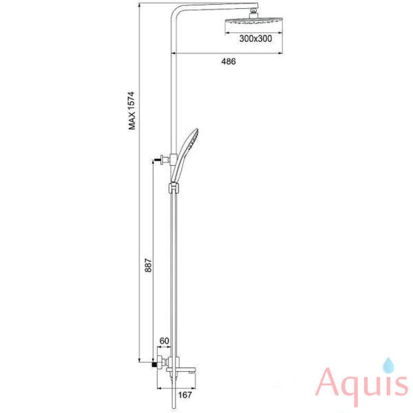 Gappo G2418-40 Душевая система 3