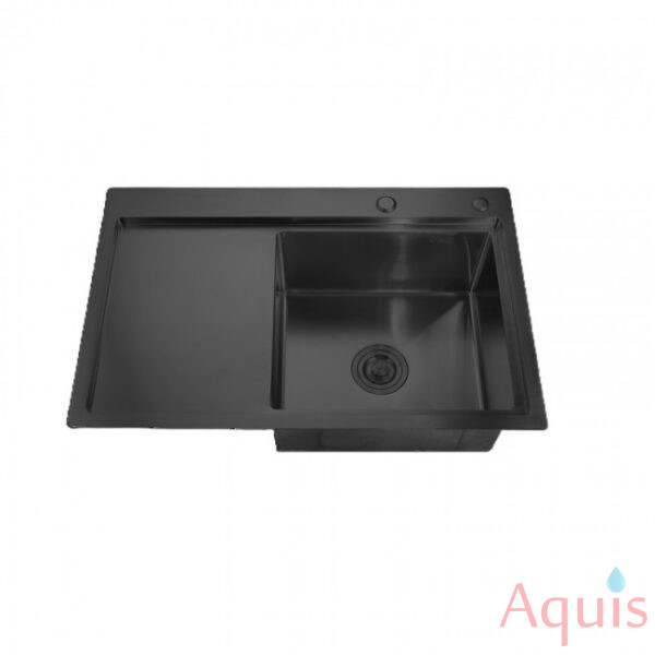 Zerix ZH7849-215 (Nano-Black) Мойка из нержавеющей стали правая 3